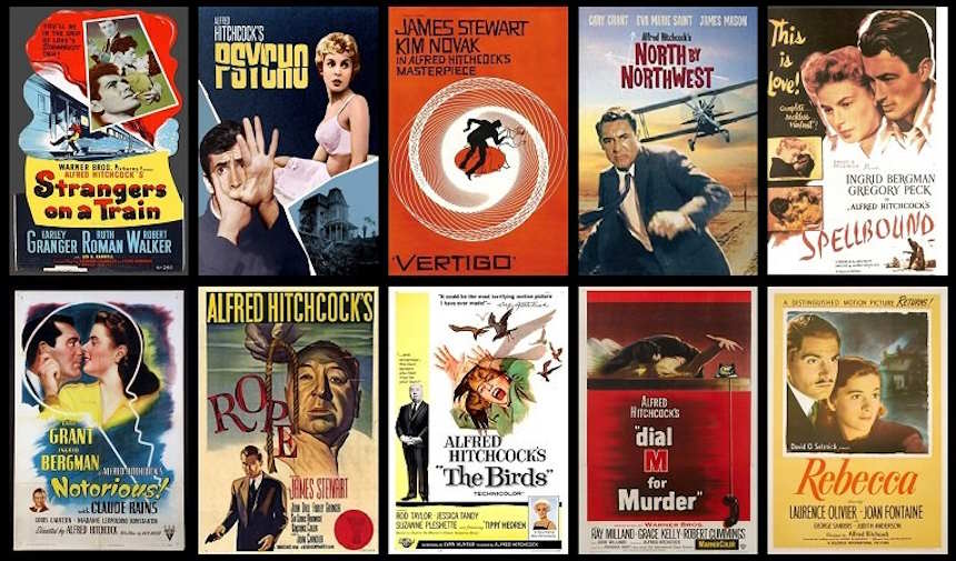 Alfred Hitchcock Movies in Order of Release List by Year