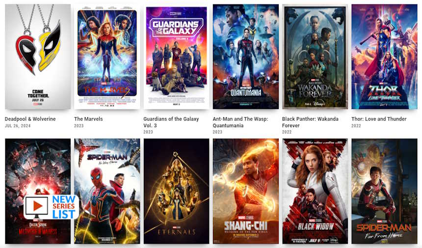 Marvel Cinematic Universe watch order, MCU watch order timeline, best order to watch MCU